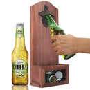 Creativity Bottle Opener Wall Mounted Bar Beer Glass Bottle Cap Opener