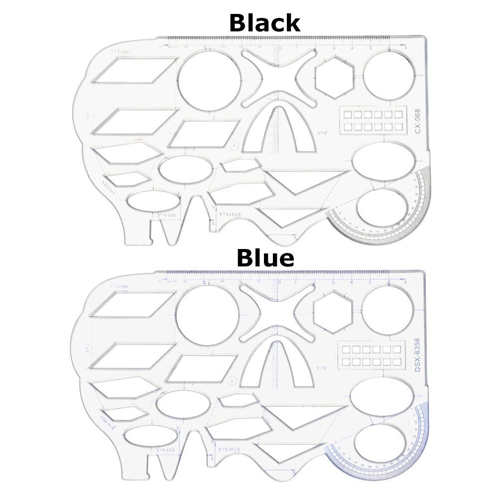 Function Drawing Tool Geometric Ruler Drawing Templates Math Measuring ...