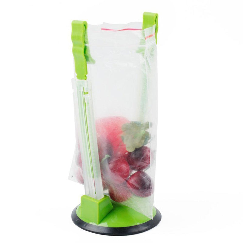 Non Slip Storage Bag Holder Clip Support Hands-Free Plastic Bag Rack Tools