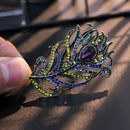 Jewelry Peacock Brooches Wedding Accessories Animal Bird Pins Boho Enamel Pins
