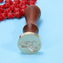 Copper Head Wax Sealing Stamp DIY Envelope Card Decor Seal with Handle(F45)