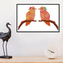 14CT Partial Cross Stitch Bird on Branch Stamped DIY Animal Embroidery Kits