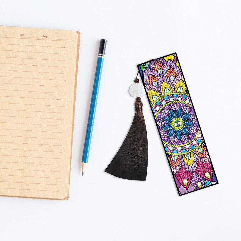 5D DIY Diamond Painting Bookmark Mandala Mosaic Tassel Book Crafts (FQY015)