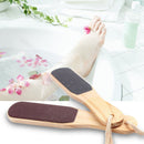 Double-sided Foot File Care Dead Skin Callus Remover Pedicure Tool Wood Newly