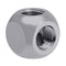 Brass G1/4 Inner Thread 4 Shaped Way Waterball Pipe Connector Adapter