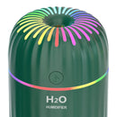 300ml Electric Air Humidifier Aroma Oil Diffuser Mini Sprayer (Dark Green)