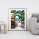 Full Cross Stitch Art Paint 11CT Stamped Yard Door Embroidery Wall Room Ornament