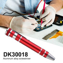 8 in 1 Multiuse Precision Pen Screwdriver Hand Repair Tools Kit (Red) Newly