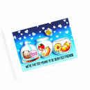 Paper Cut Card DIY Transparent Silicone Cat Dog Strawberry Seal Embossing Album
