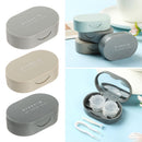 Travel Colorful with Mirror Mini Square Contact Lens Case Contact Lenses Box