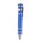8 In 1 Portable Alloy Screw Driver Pen Set Slotted Bits Repair Tools Blue