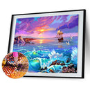 DIY Diamond Painting Kits Full Round Drill Sea Lake Mosaic Home Decoration Gifts