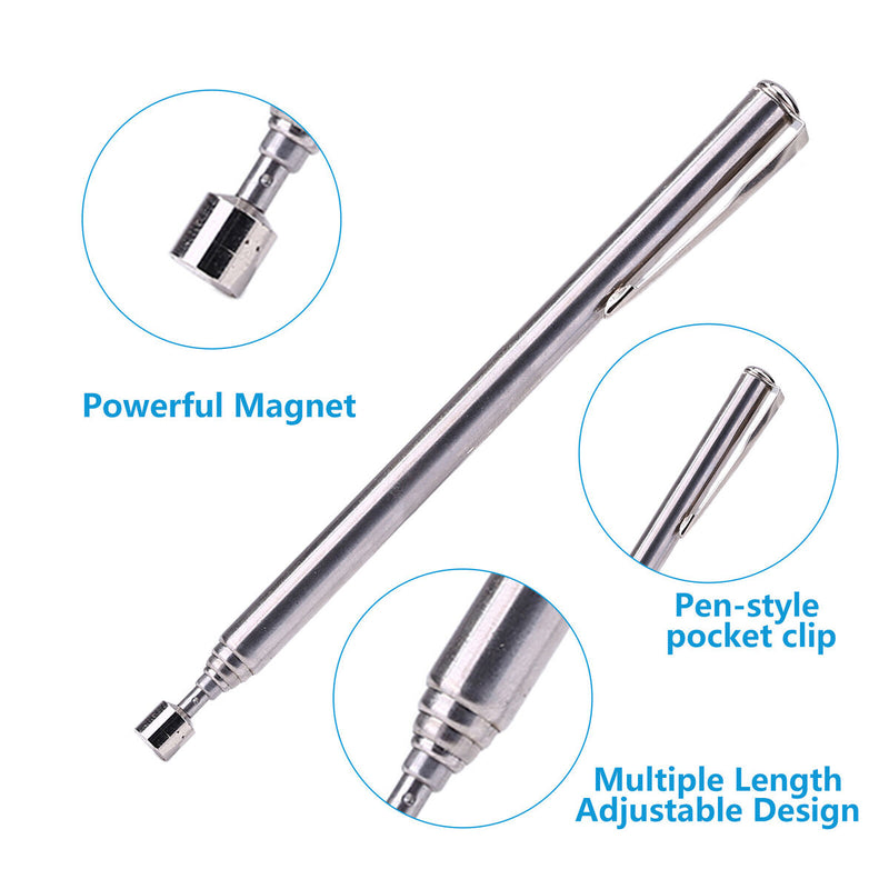 Professional Telescoping Magnetic Pickup Tool 1.5lb Magnet Stick Pen Creative