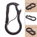 Metal Fast Buckle Outdoor Keychain EDC Equipment Titanium Alloy Carabiner Newly