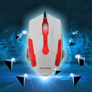 ALLOYSEED K1015 USB Gaming Mouse with Cable, Fast Transfer, 7 Buttons (Red)