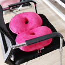 Memory Foam Plush Cushion Orthopedic Office Chair Seat Pillow (Rose Red) Newly