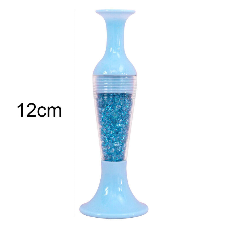 Flower Pot 5D Diamond Painting Point Drill Pen DIY Crafts (w/ Drill Blue) Newly