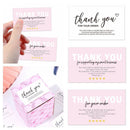 Card Supporting Small Businesses Thank You For Your Order Package Inserts