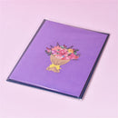 Bouquet Mother's Day greeting card With Envelope Greeting Gift Cards Postcard
