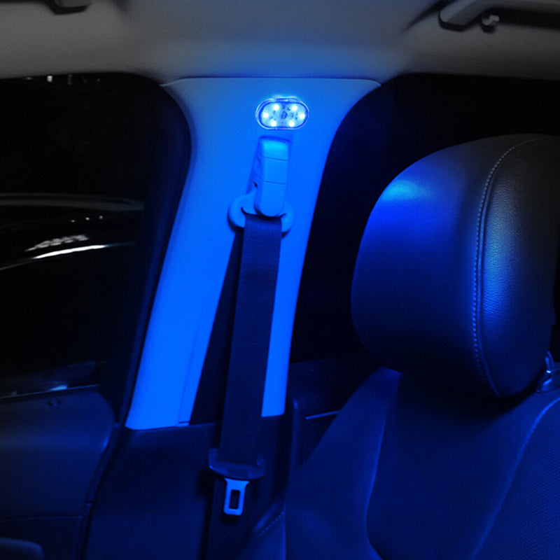 Portable 5V Car LED Touch Lights Wireless Auto Roof Reading Lamps for Door Trunk
