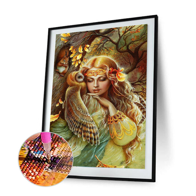 Diamond Painting Fairy Tale Girl Partial Special Rhinestone Picture HYX010