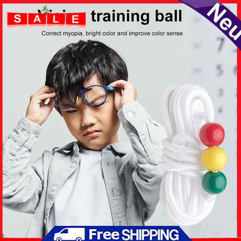 Vision Function Workout Ball Plastic Sports Vision Train Beads Brock String