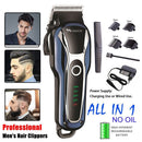 Set Professional Hair Clippers Trimmer Shaver Electric Hair Trimmer for Man