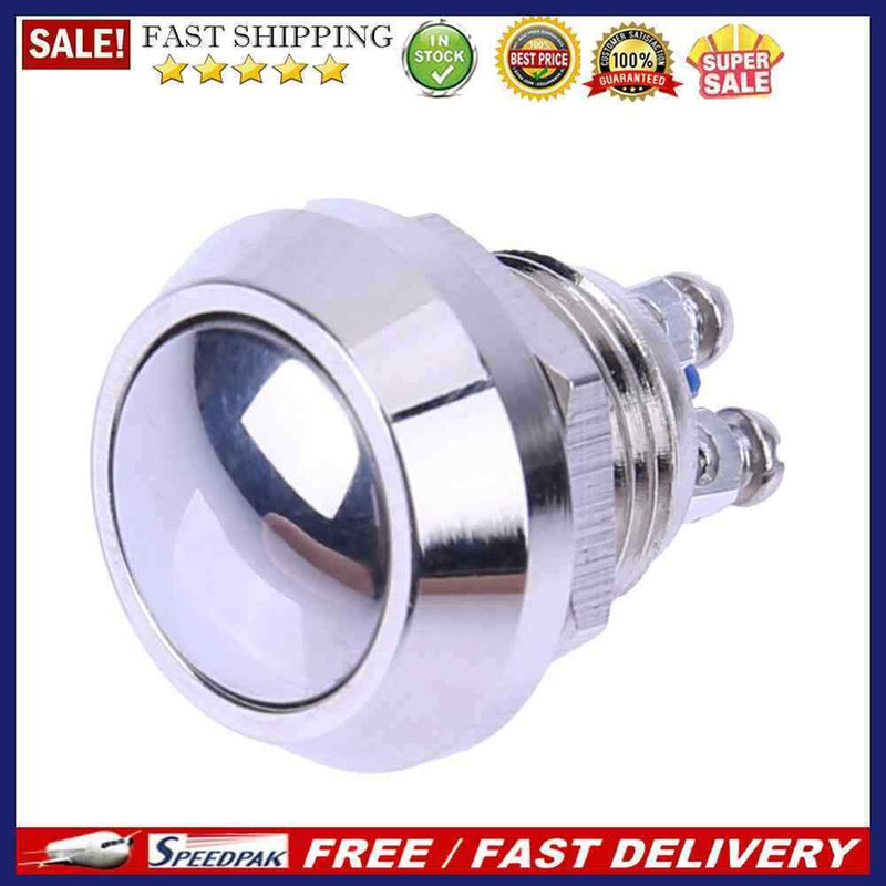 12mm Metal Boat Horn Momentary Stainless Steel Push Button Starter Switch