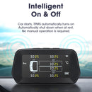 Solar Truck TPMS Tire Pressure Monitoring System with 6 External Sensors Newly