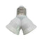 Screw E27LED Base Light Lamp Bulb Socket 1 to 2 Splitter F6U7 Adapters J8R4