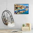 Painting By Numbers Kit DIY Ship Hand Painted Canvas Oil Art Picture Gift C