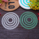 4pcs Metal Cutting Dies Stencils for DIY Scrapbooking Photo (Round Star)-252458.