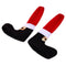2pcs Christmas Chair Leg Chair Foot Covers Party Christmas Table Decor