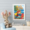 40x50cm Oil Paint By Numbers Vacation Parrot Frameless Picture Craft Home Decor