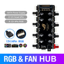 1 to 8 Multi Way Splitter RGB PWM Hub Speed Controller Adapter (12V 4Pin) Newly