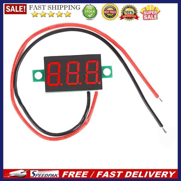 0.36 inch DC4-40V 2 Wires High Precision Digital Voltmeter Voltage Panel Mete