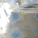 2pcs Curtain Living Room Bedroom Home Door Window Curtain (Light Blue)