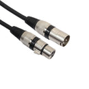 3 Pin XLR Microphone Cable Male to Female Audio Extension Cord