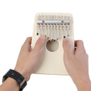 10-Key Thumb Piano DIY Kit Basswood Kalimba Set Musical Instrument for Beginners