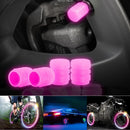 Universal Tire Decoration Rubber Valve Cover Tire Cap Valves Stem Caps Luminous