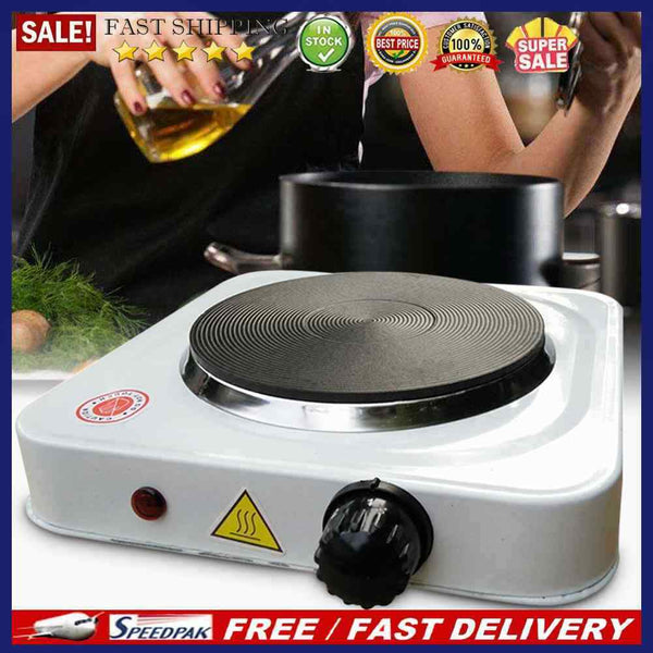 1500W Single Electric Hot Plate Hob Kitchen Cooker Table Top Hotplate Mo