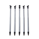 5Pcs/Set Portable Game Touch Pen Extendable 2 in 1 Mini Metal Stylus Touchscr