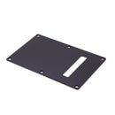 PVC Pickguard Tremolo Cavity Backplate for Electric Guitar Accessory(Black)