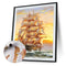Canvas Painted Oil Paint By Numbers Sailing Boat Wall Art Modern Bedroom Decor