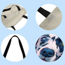 Jumper car shopping bag with dog motif, 40 x 40 cm