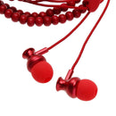 3.5mm Creative Bead Bracelet Metal Stereo Wired In-ear Earphone with Mic(2)