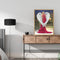 Angel in Red Dress Oil Paint By Numbers DIY Handpainted on Canvas Wall Arts