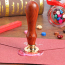 Retro Wood Stamp Plant Sealing Wax Wedding Decorative Stamp Gifts (C133) Newly