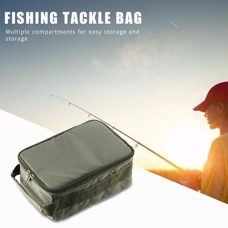 Outdoor Fishing Tackles Bag Line Reel Lure Hook Storage Handbag Organizer Tool