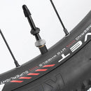 2pcs 40mm MTB Road Bike Extender Valves Tubeless Presta Valve Core (Black)